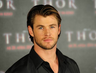 Chris Hemsworth Close Up Look Wallpaper