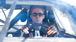 Actor Ryan Gosling Driving Car